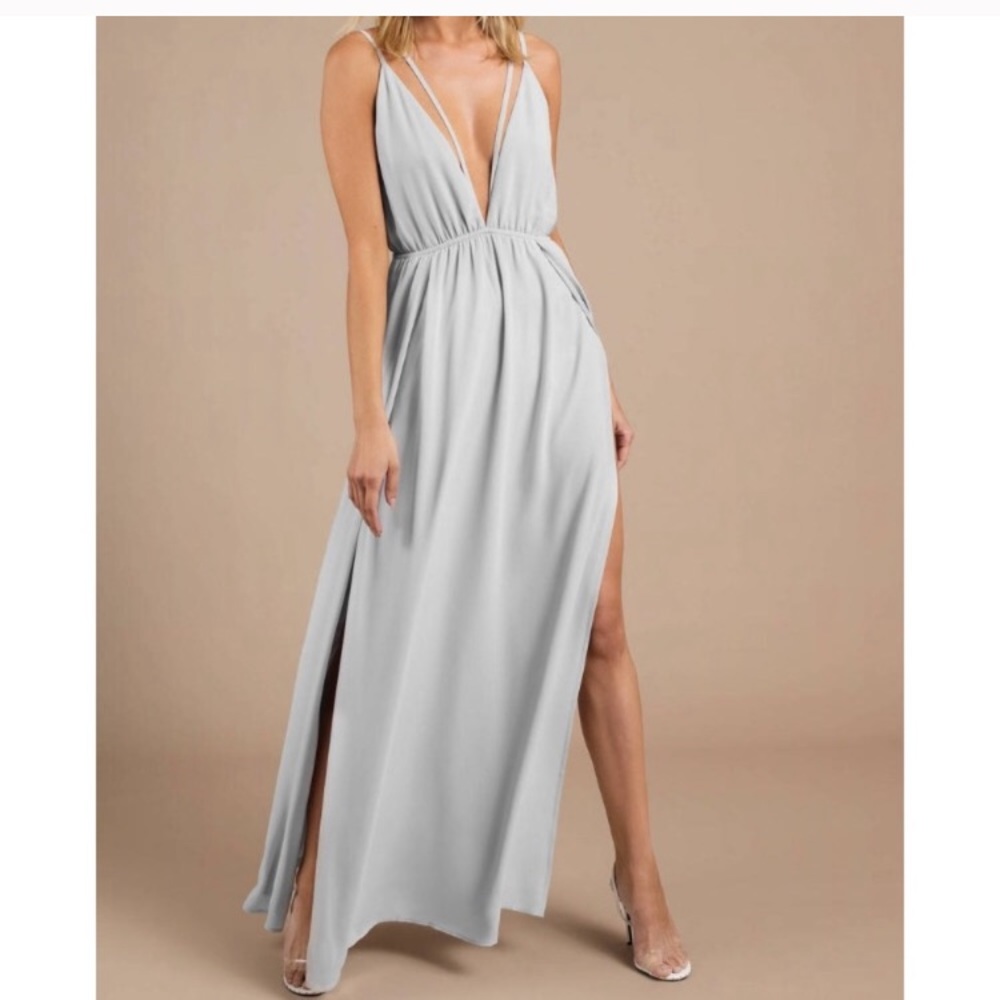 Tobi tulip slit dress